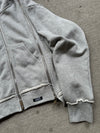 GREY 3X ZIP UP HOODIE V3
