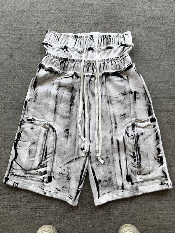 WHITE SWAN ZIP PLUS SHORTS