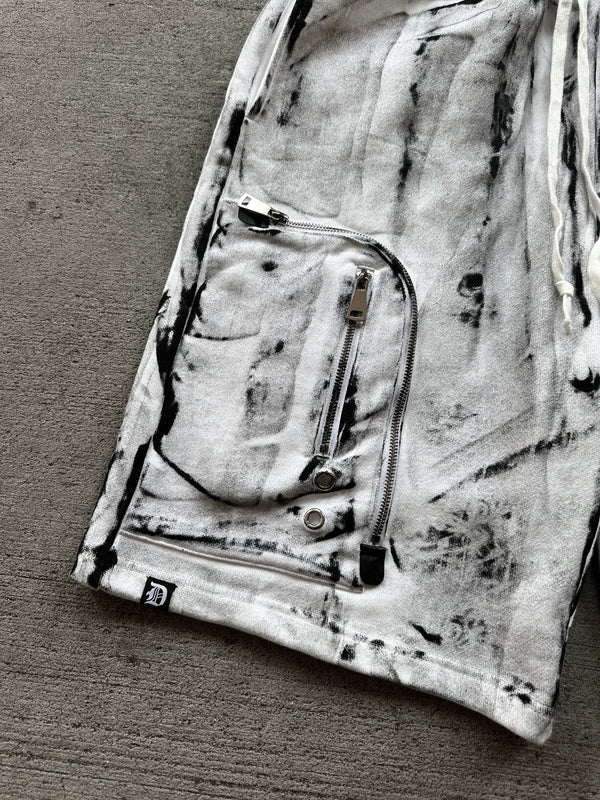 WHITE SWAN ZIP PLUS SHORTS