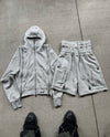 SHORTS + HOODIE BUNDLE DEAL (GREY)