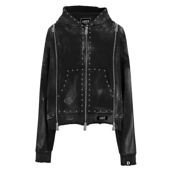 BLACK DIAMOND 3X ZIP UP HOODIE