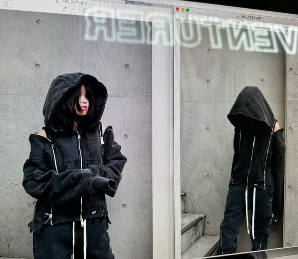 SHADOW 3X ZIP UP HOODIE
