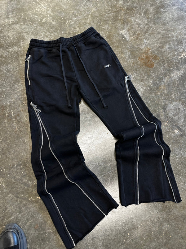 STEALTH 3X ZIP FLARED SWEATS