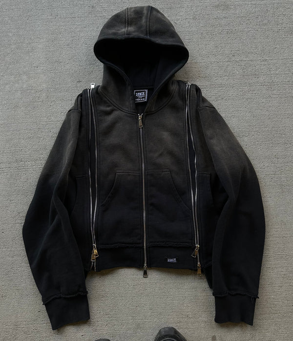ONYX 3X ZIP UP HOODIE