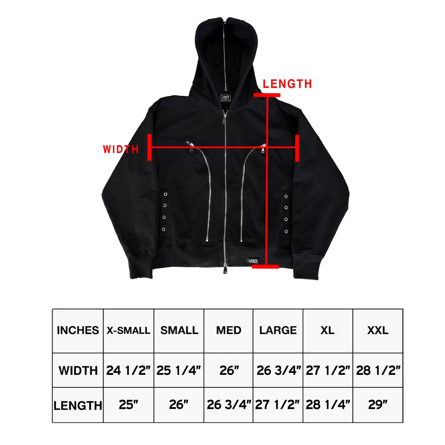 MATRIX ZIP UP (PREMADE)