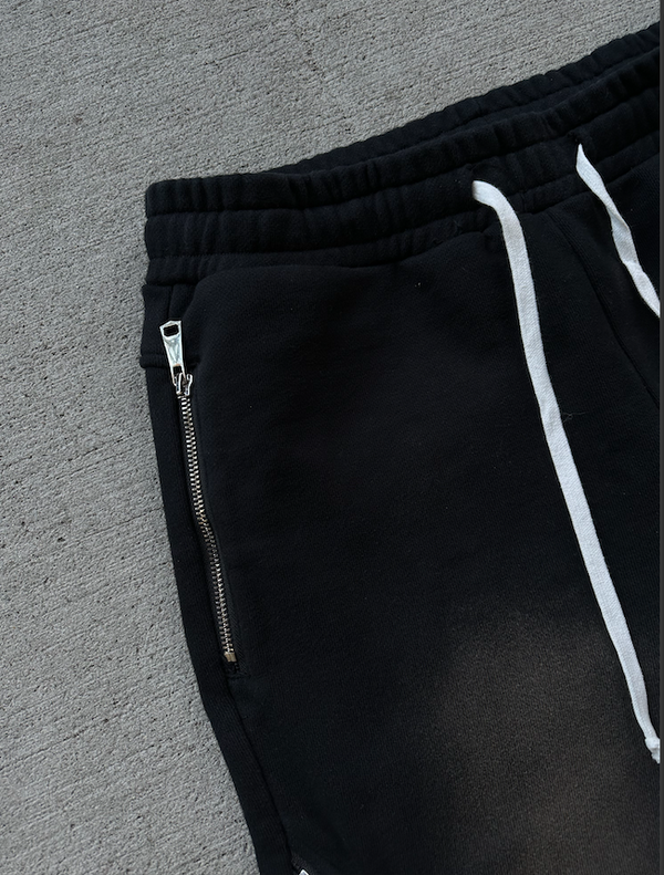 ONYX 3X ZIP FLARED SWEATS