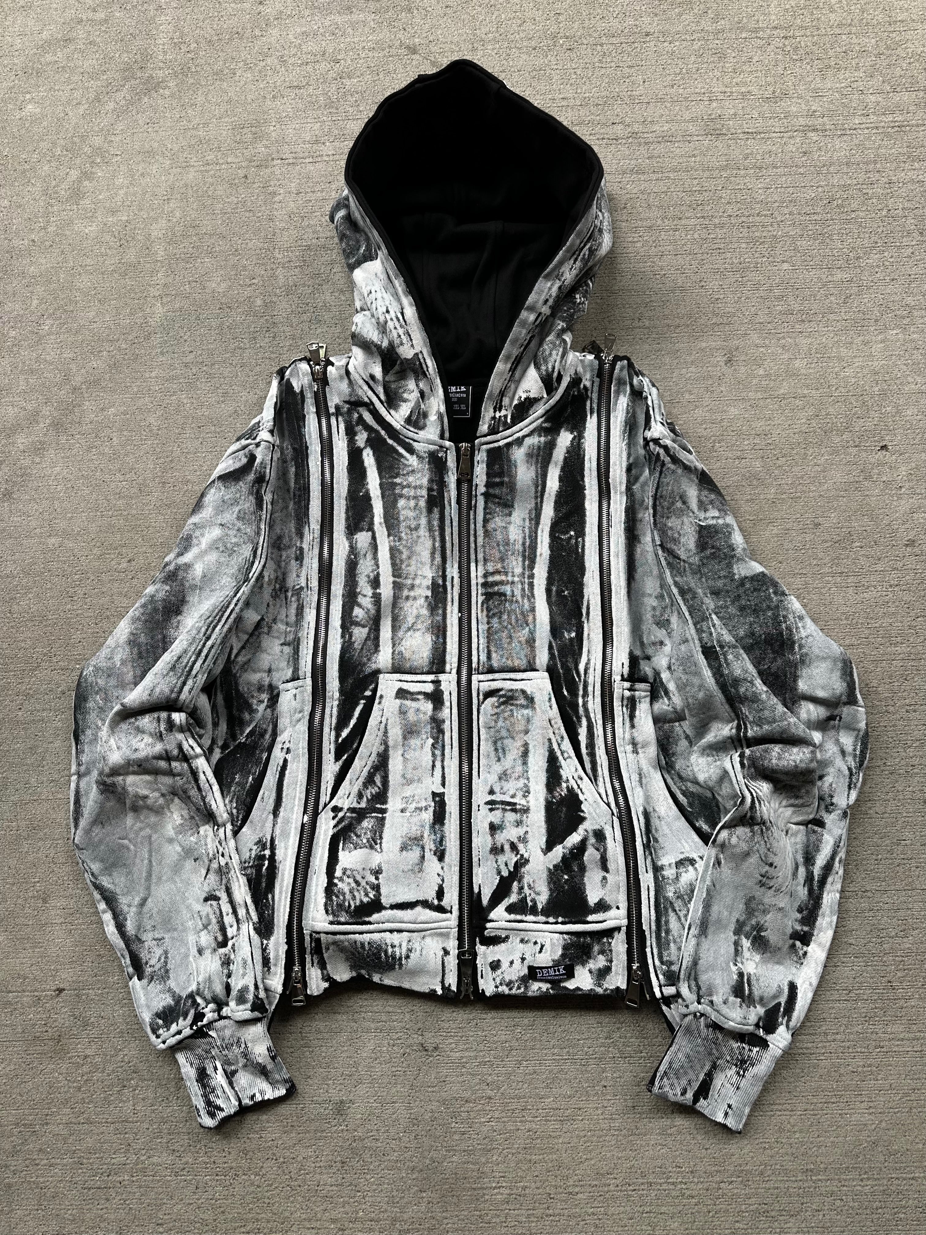 BLACK SWAN 3X ZIP UP HOODIE