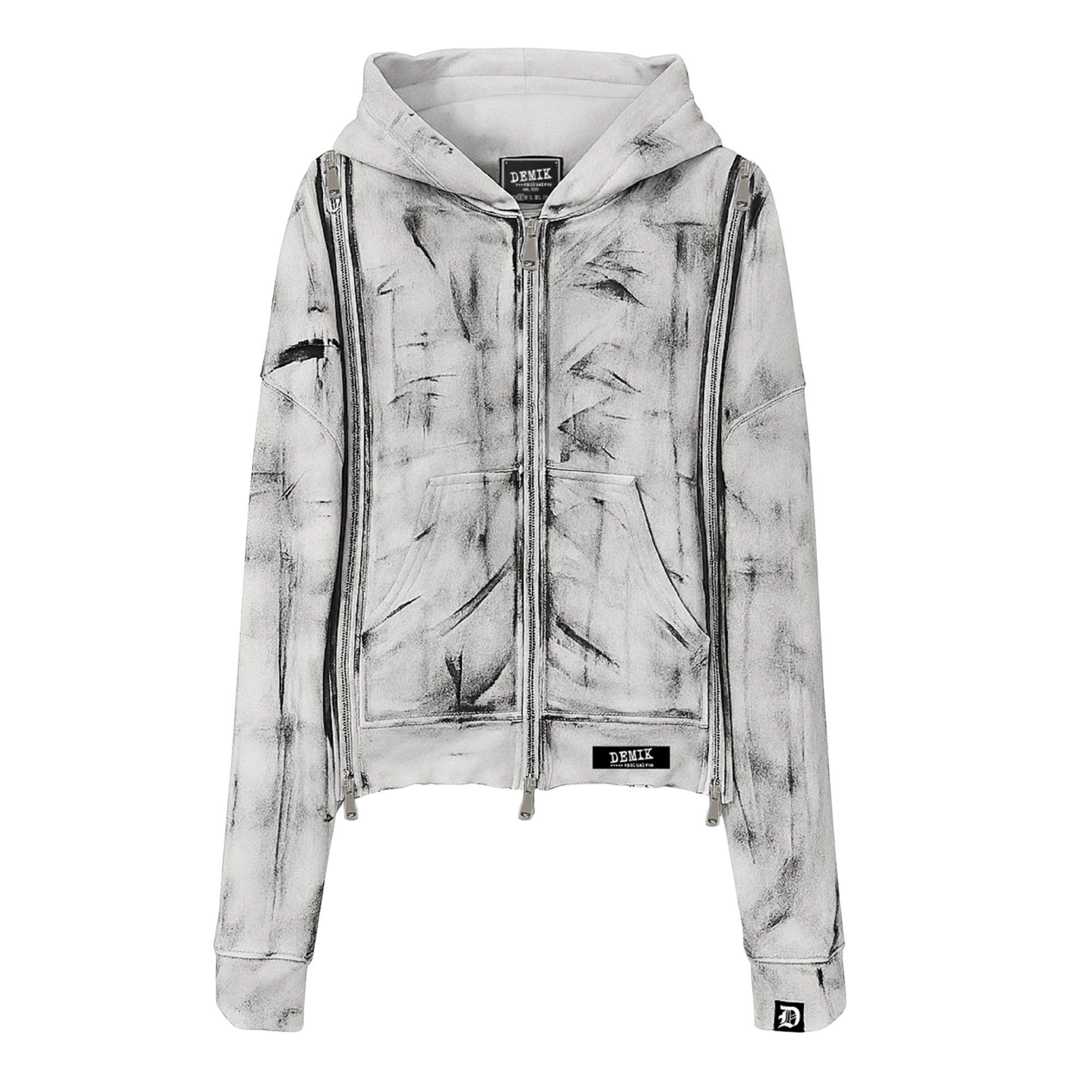 WHITE SWAN 3X ZIP UP HOODIE – DemikNJ
