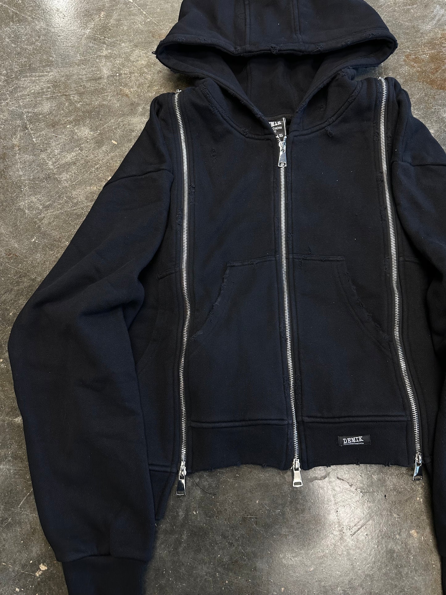 STEALTH 3X ZIP UP HOODIE