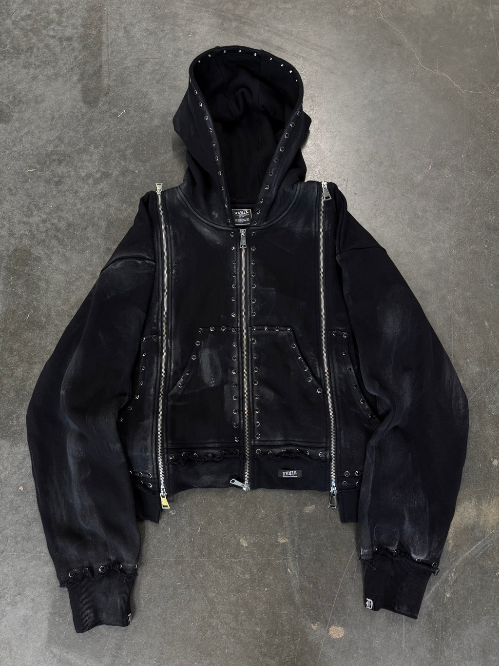 BLACK DIAMOND 3X ZIP UP HOODIE