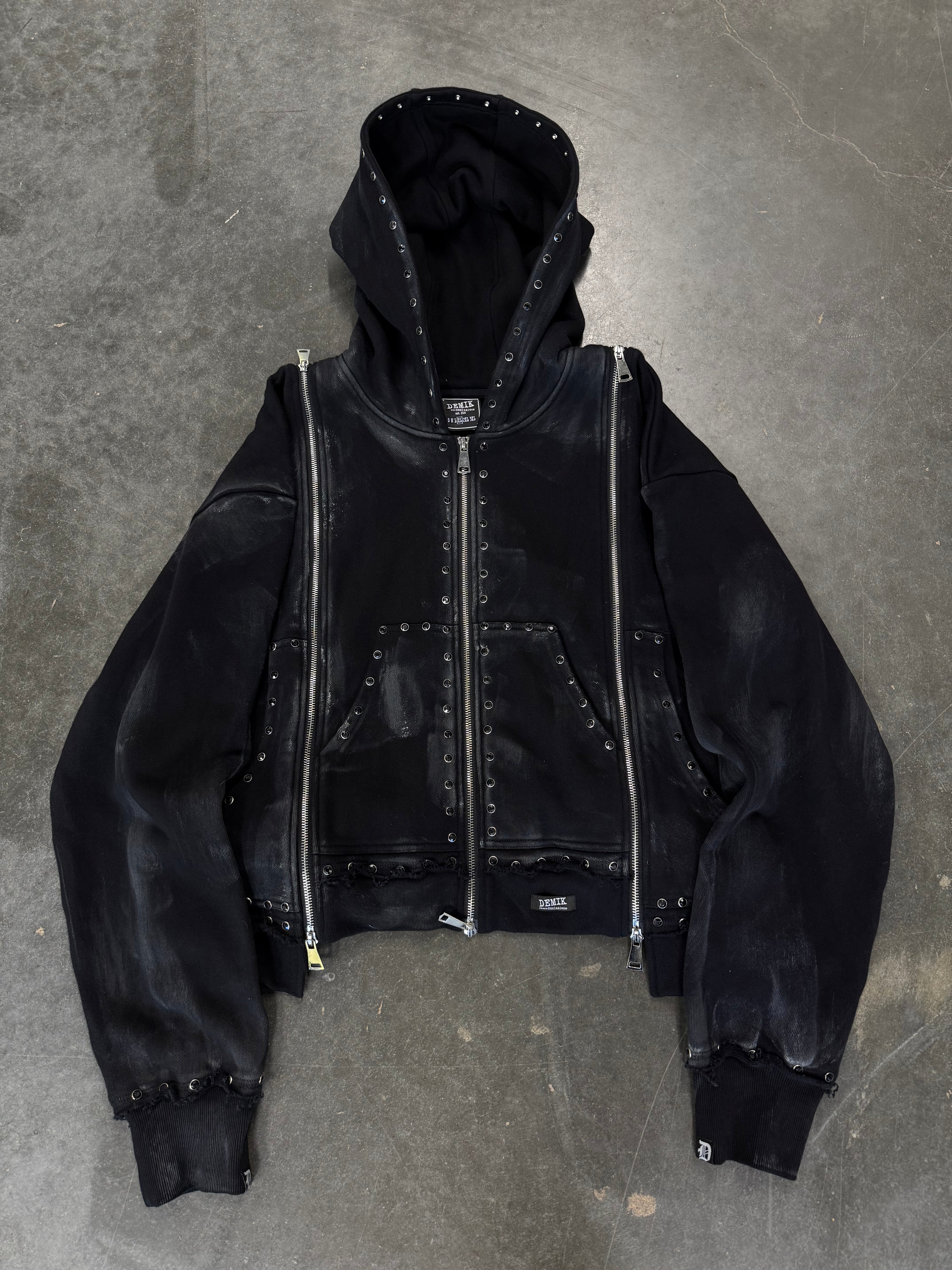 BLACK DIAMOND 3X ZIP UP HOODIE