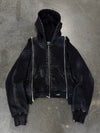 BLACK DIAMOND 3X ZIP UP HOODIE