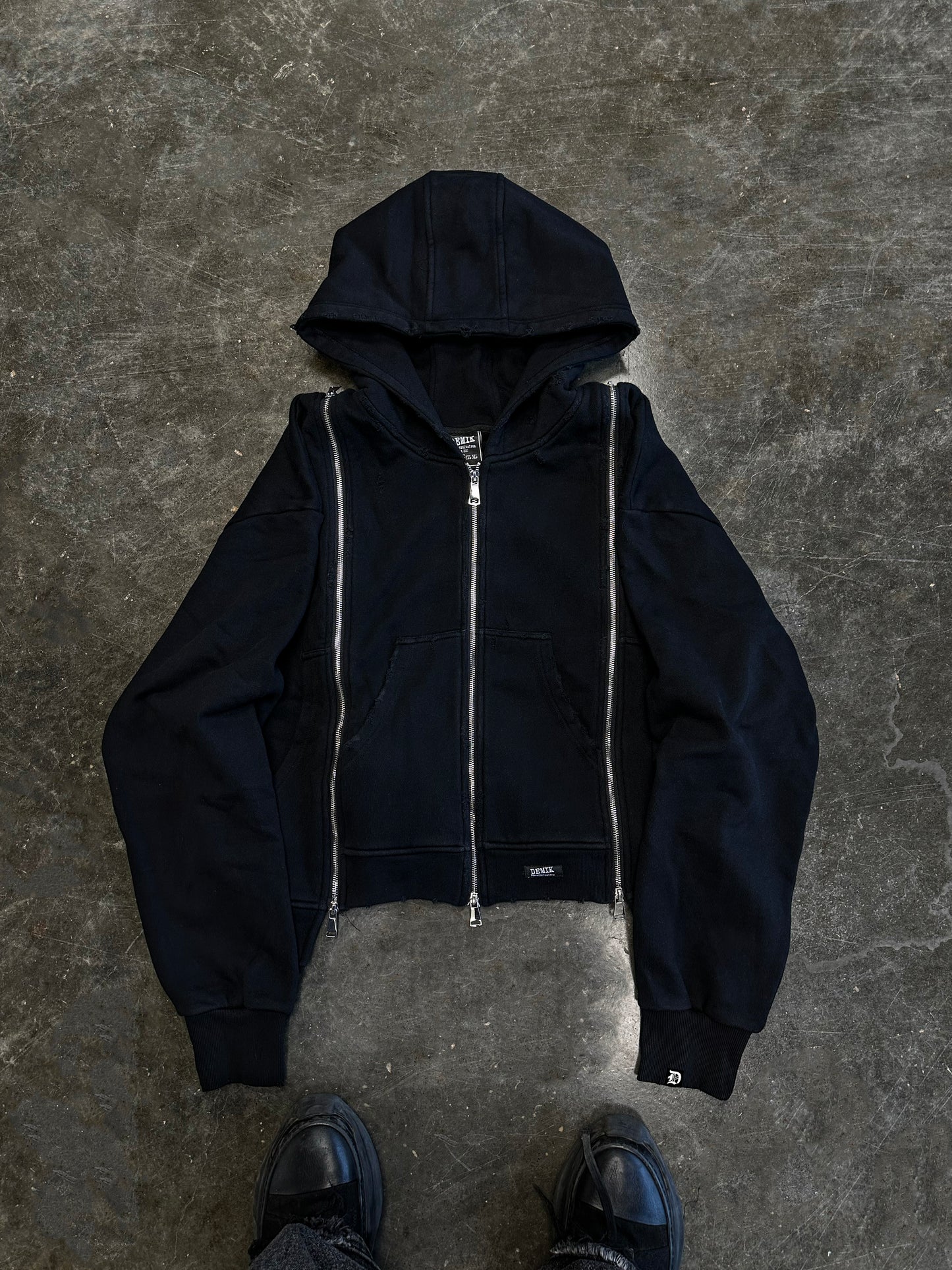 STEALTH 3X ZIP UP HOODIE