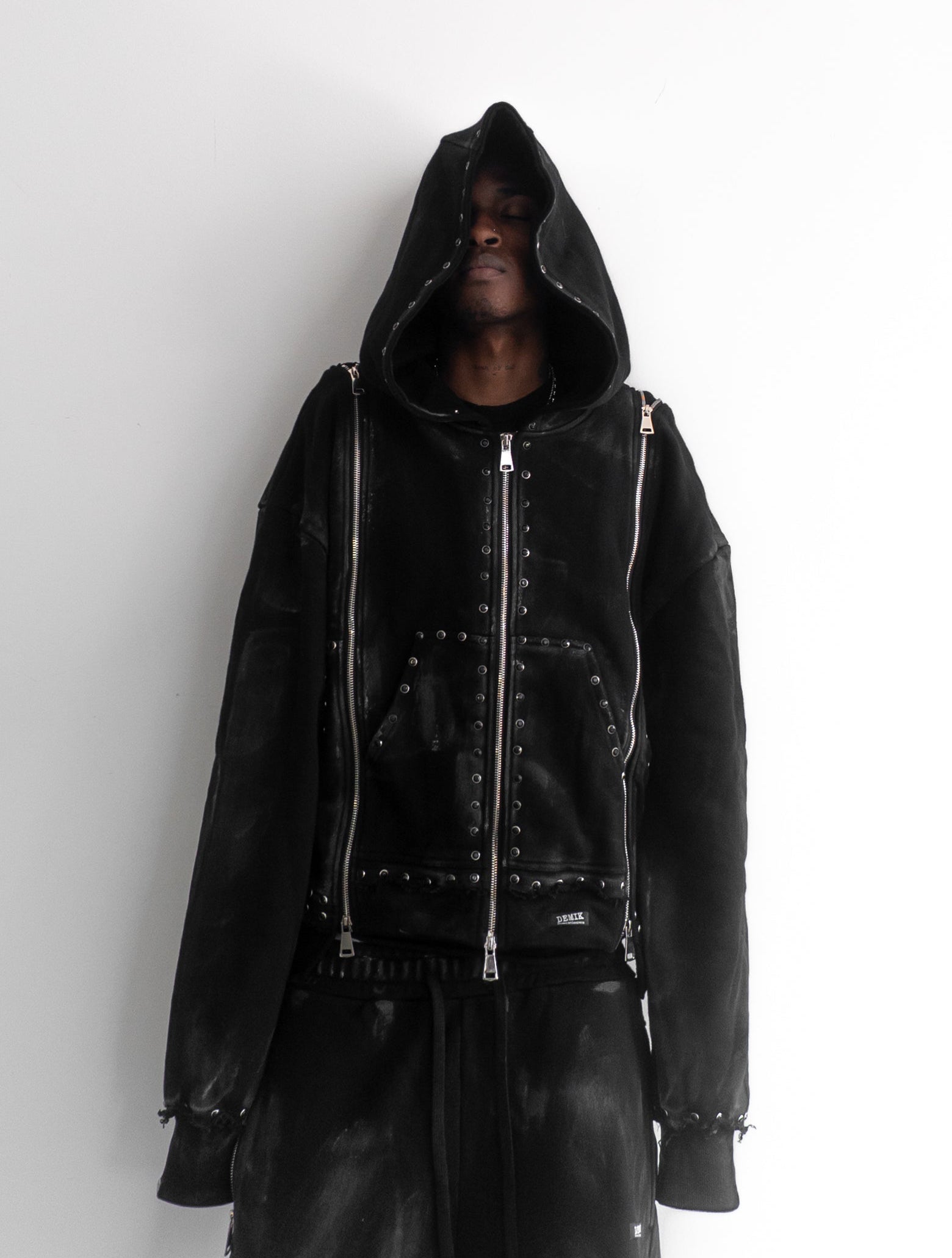 BLACK DIAMOND 3X ZIP UP HOODIE