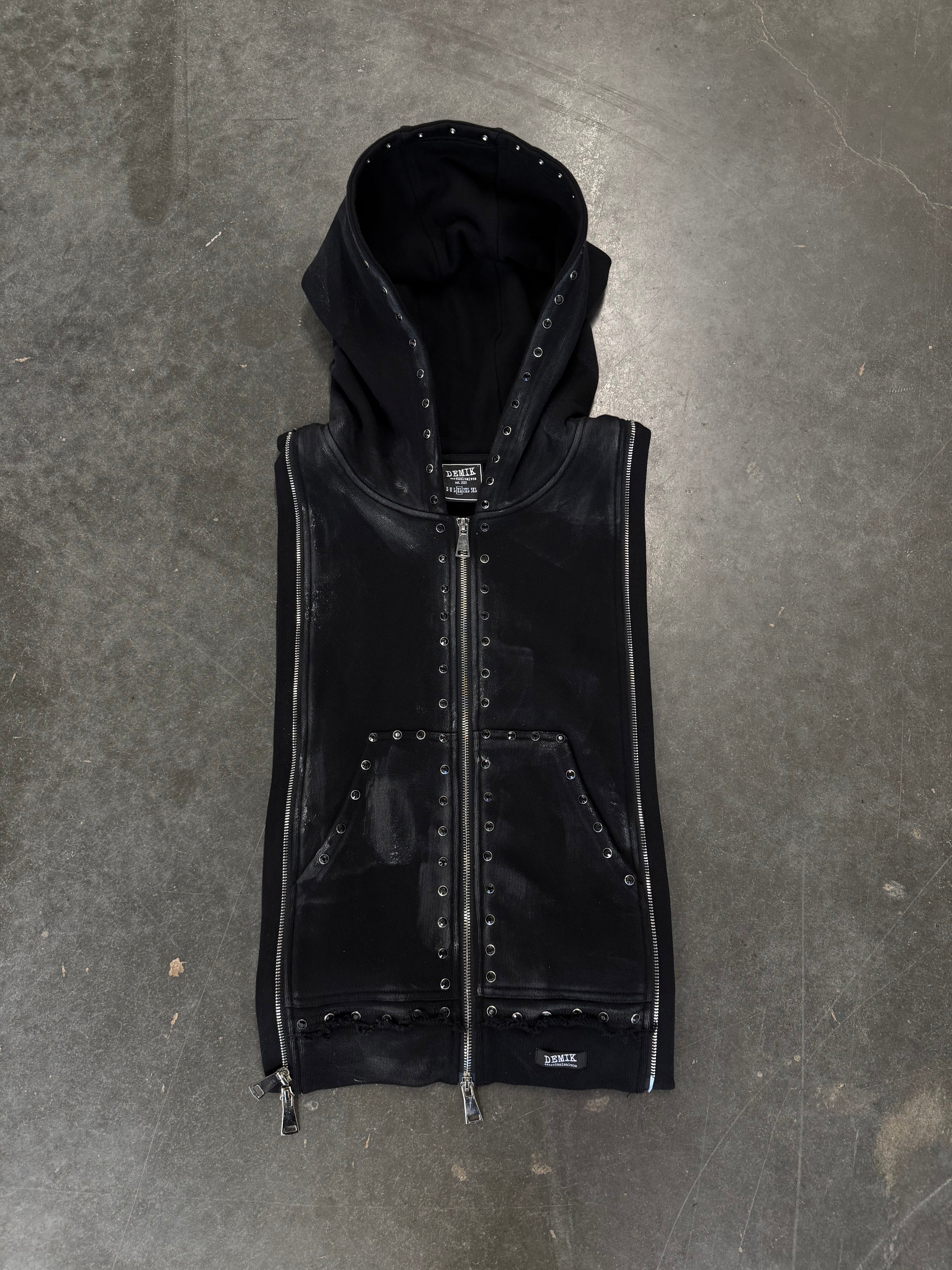 BLACK DIAMOND 3X ZIP UP HOODIE