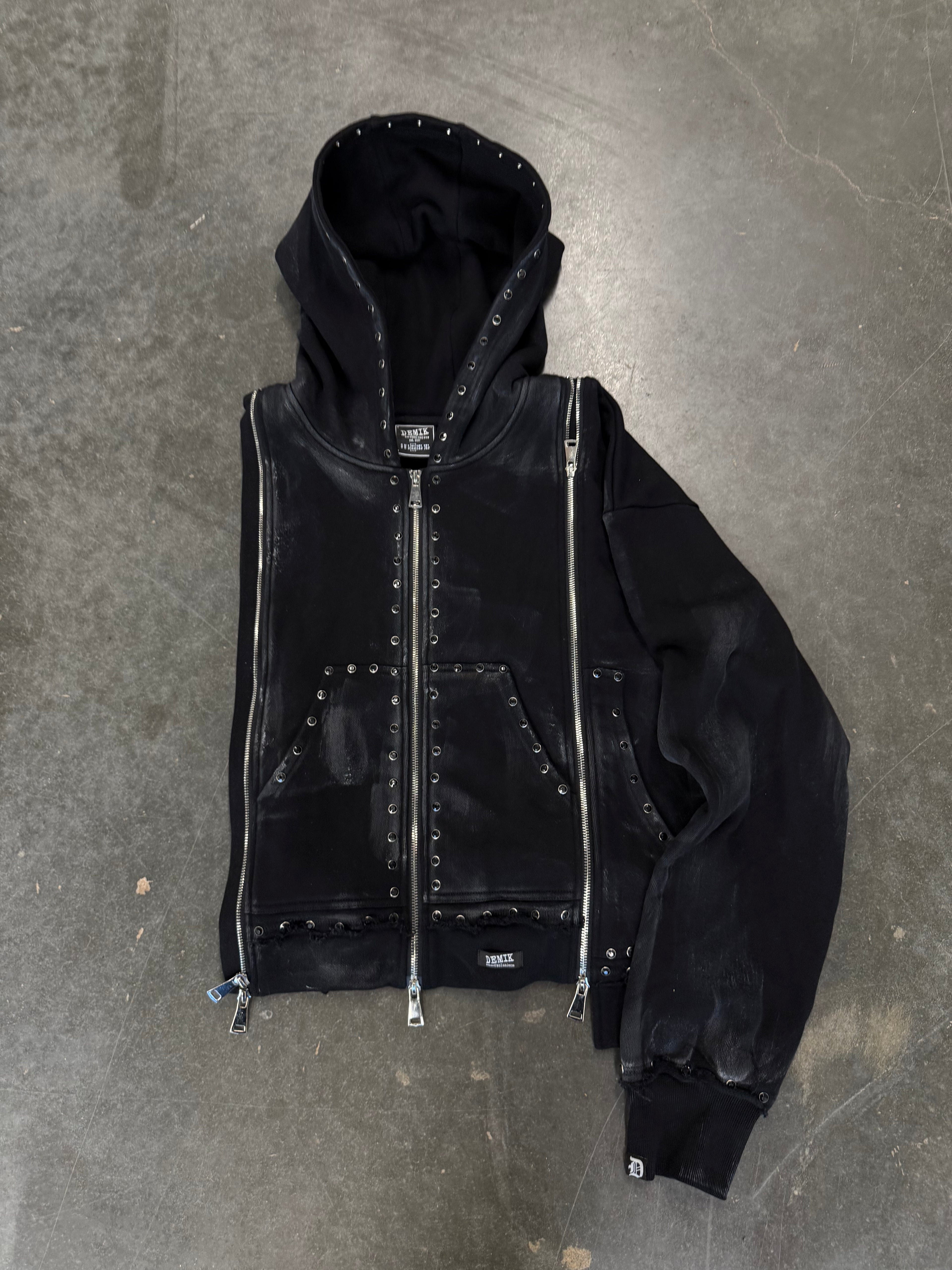 BLACK DIAMOND 3X ZIP UP HOODIE