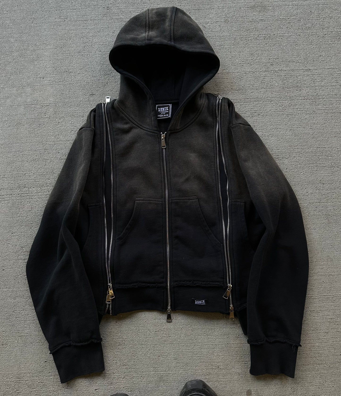 ONYX 3X ZIP UP HOODIE