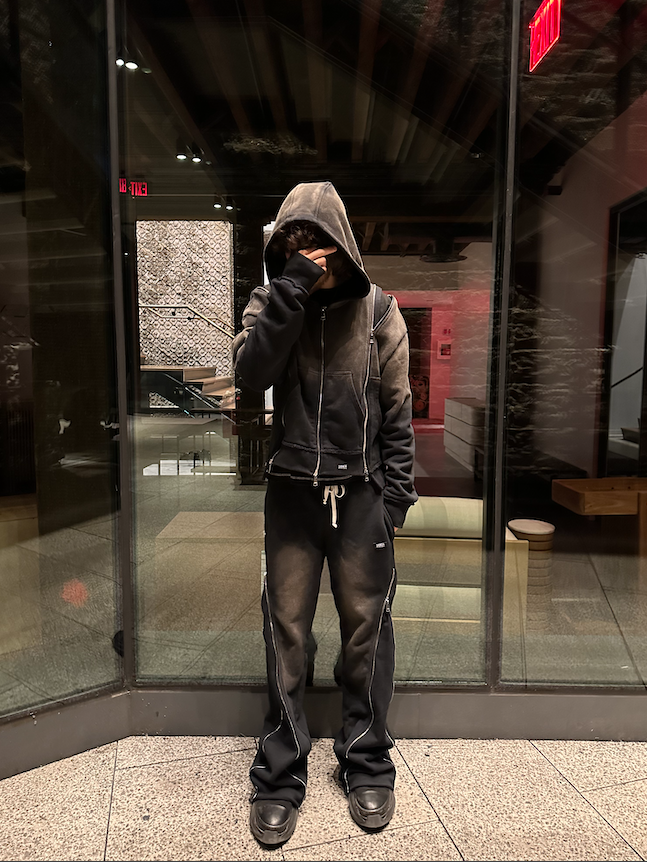 ONYX 3X ZIP UP HOODIE