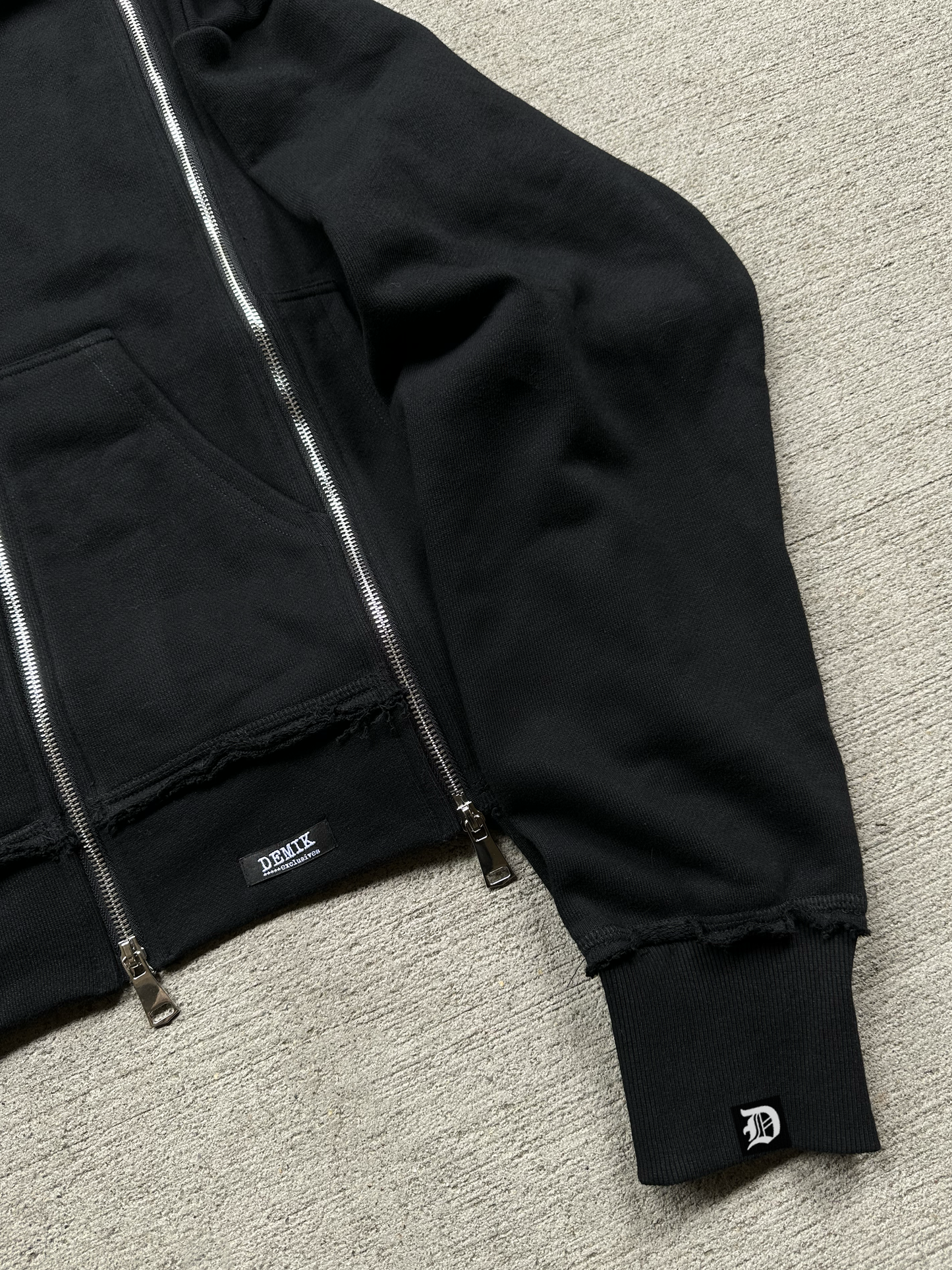 3X ZIP UP HOODIE V3 (BLACK)