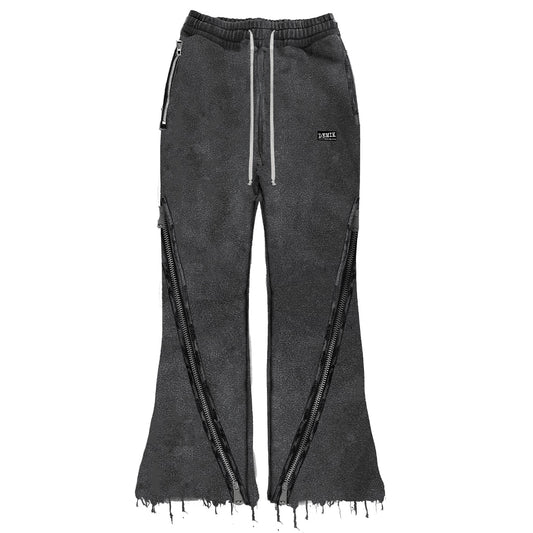 SHADOW 3X ZIP FLARED SWEATS