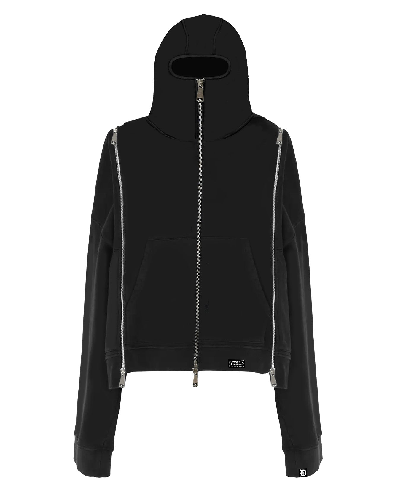 3X ZIP UP HOODIE V3 (BLACK)